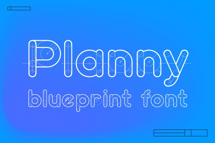 Planny Blueprint Font Download