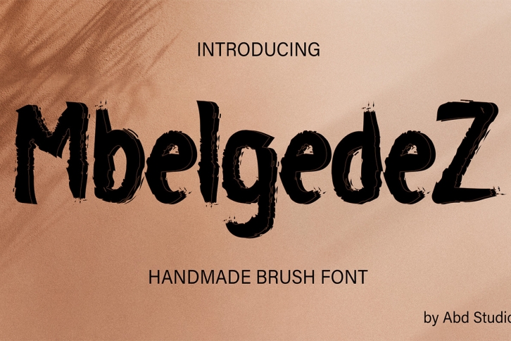 MbelgedeZ Font Download
