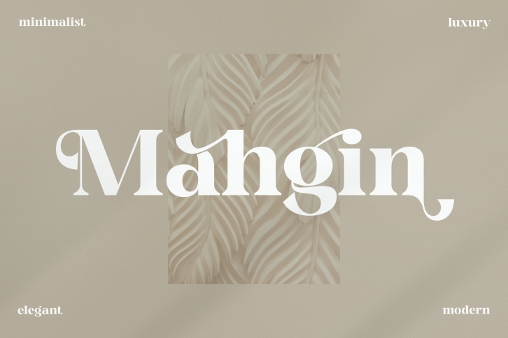 Mahgin Modern and Stylish Serif Font Download