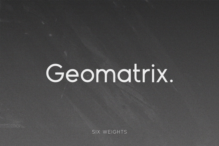 Geomatrix Font Download