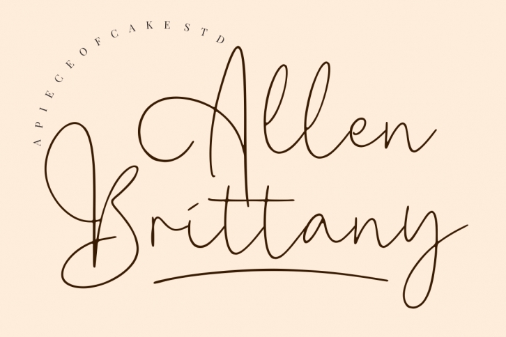 Allen Brittany Font Download