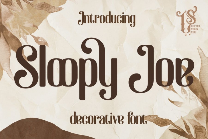 Sloopy Joe - Decorative Font Font Download