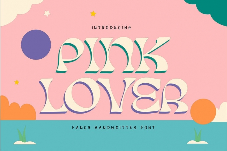 Pink Lover | Fancy Handwritten Font Font Download