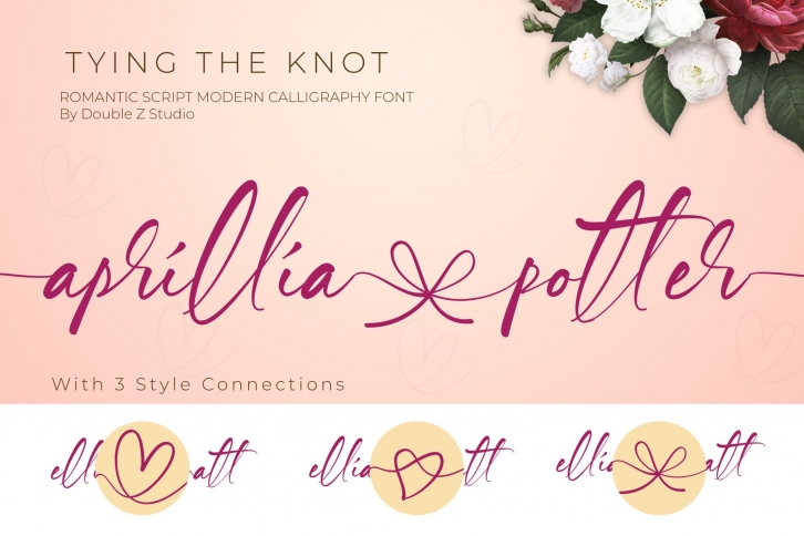 Aprillia Potter Romantic Script Font Download