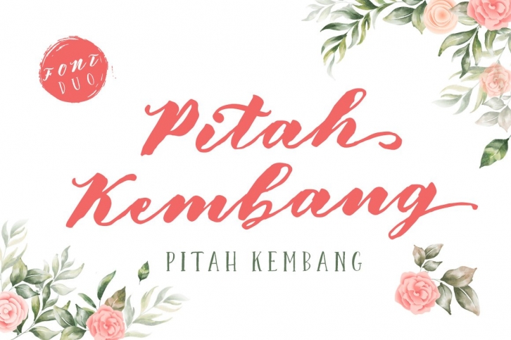 Pitah Kembang Duo Font Download