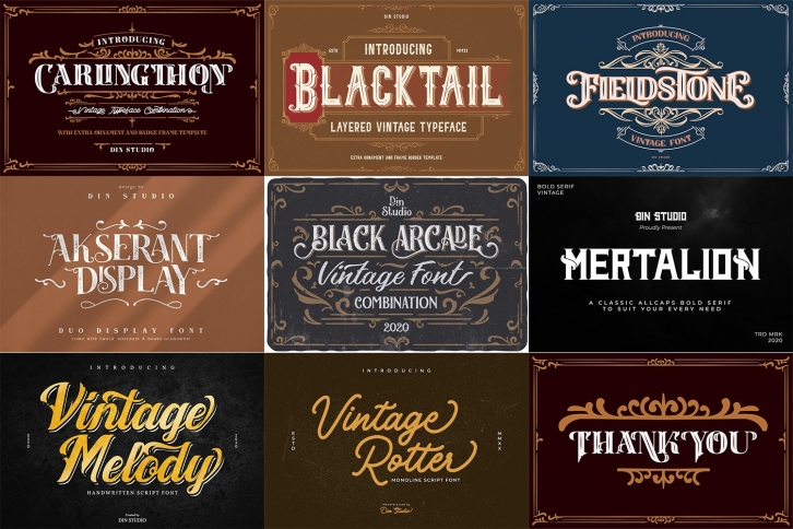 Lifetime Bundle Vintage Font Download