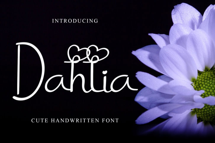 Dahlia handwritten Font Download