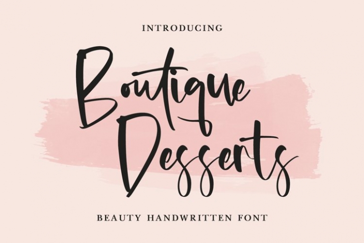Boutique Desserts Font Download