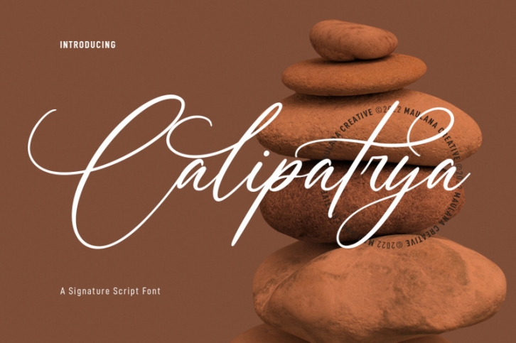 Calipatrya Signature Script Font Font Download