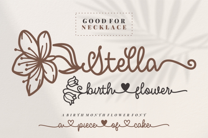 Stella Birth Flower Font Download
