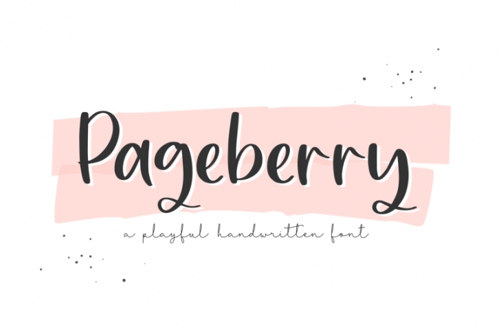 Pageberry Font Download