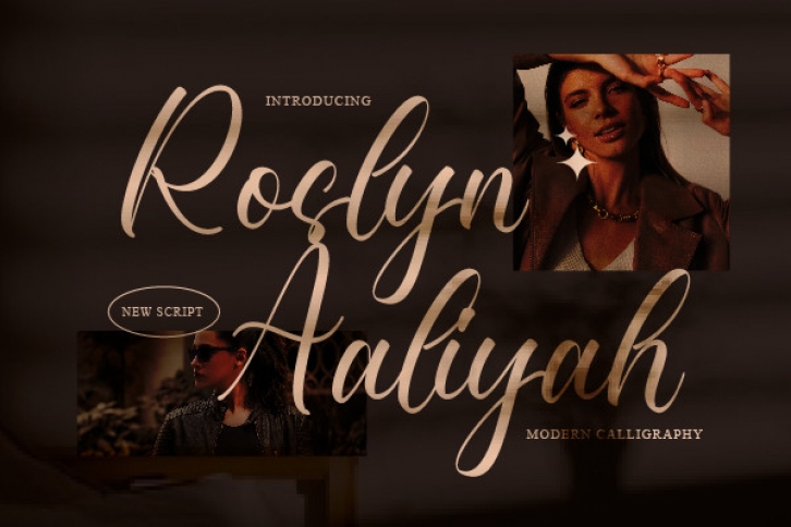 Roslyn Aaliyah Font Download