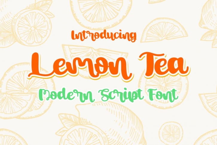 Lemon Tea Modern Script Font Font Download