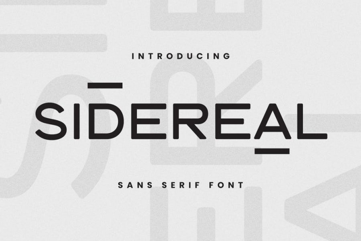 Sidereal Font Download