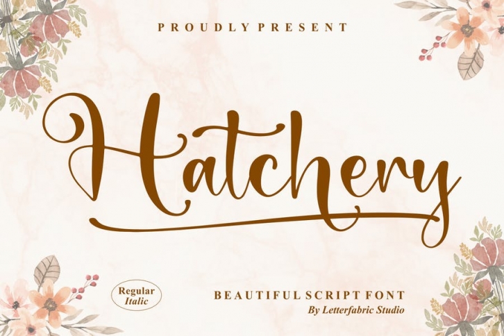 Hatchery Beautiful Script Font LS Font Download