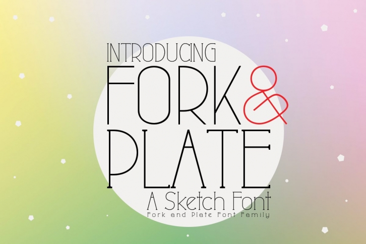 FORK AND PLATE Font Download