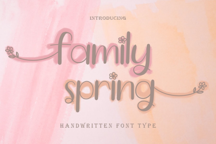 Family Spring Font Download