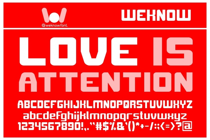 Love is Attention Font Download