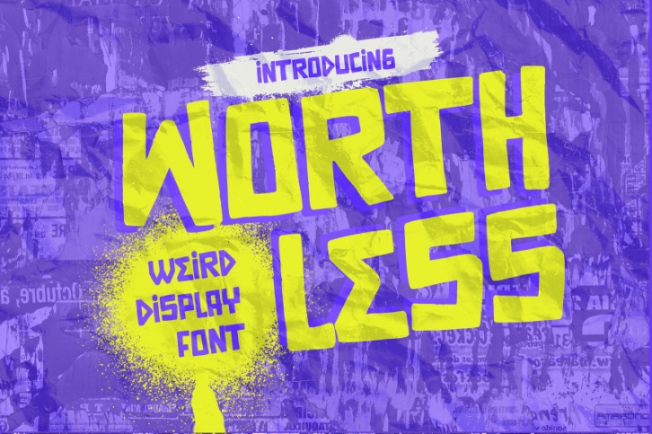 WORTHLESS Font Download