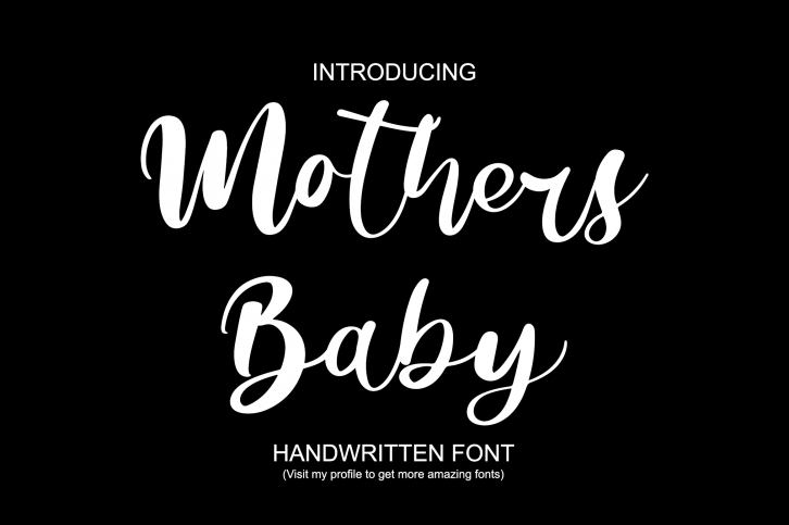 Mothers Baby Font Download