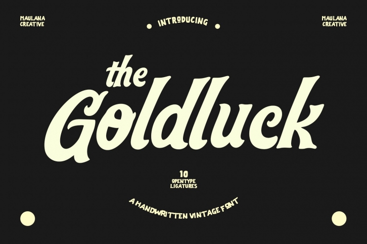 Goldluck Handwritten Rustic Vintage Font Download