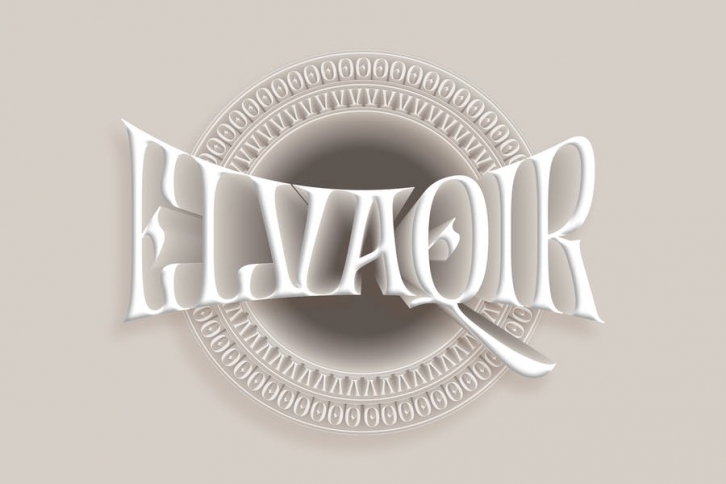 Elvaqir Display Font Download