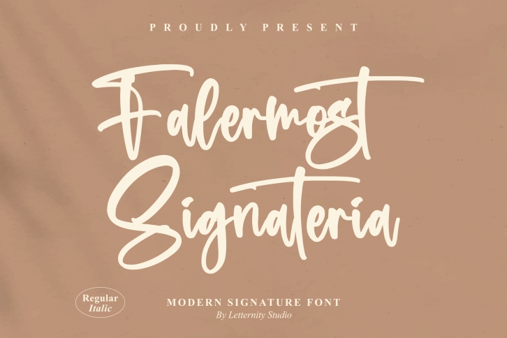 Falermost Signateria Font Download