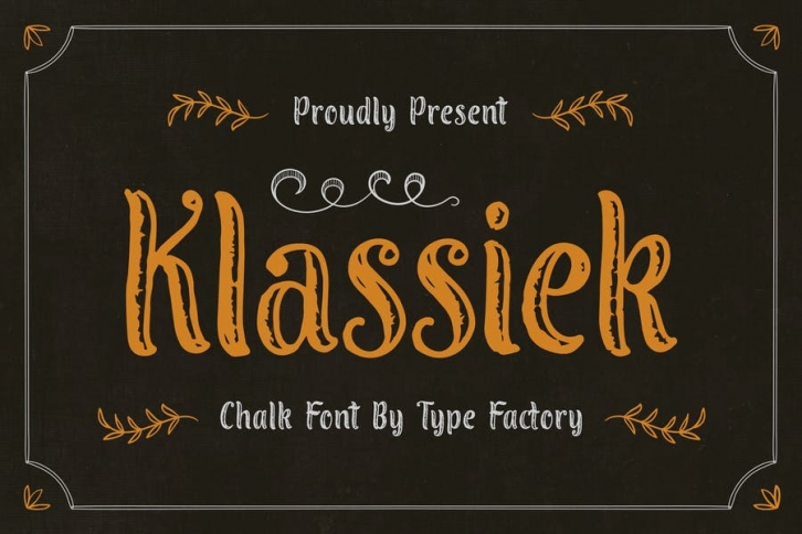 Klassiek – Chalk Font Font Download