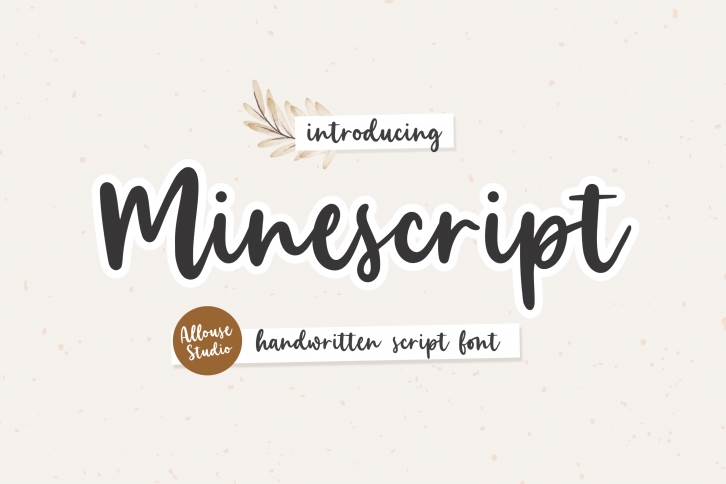 Minescrip Font Download