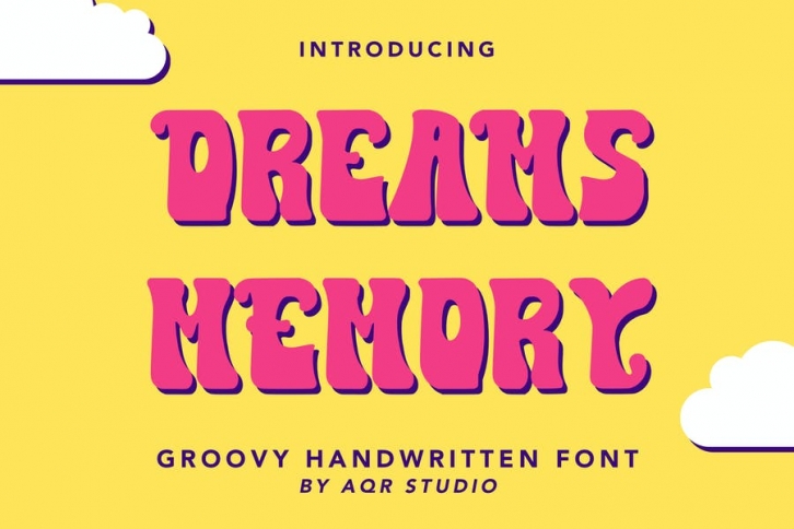 DreamsMemory - Groovy Handwritten Font Font Download