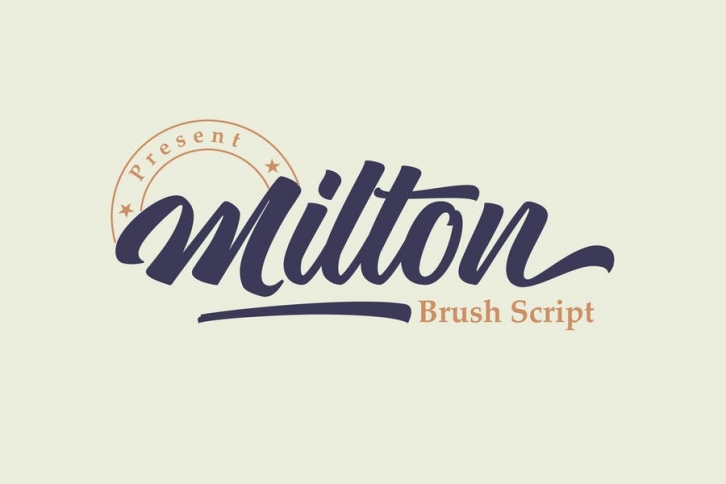 Milton Script Font Download