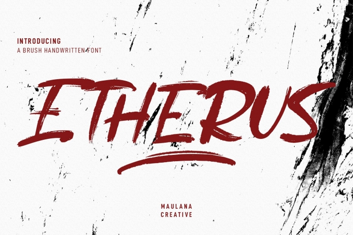 Etherus Brush Handwritten Font Download