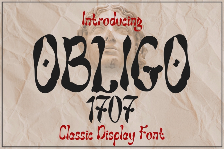 Obligo 1707 Font Download