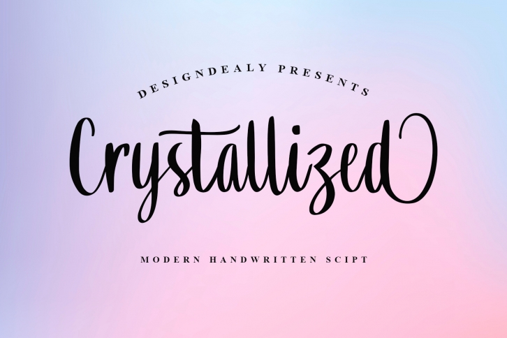 Crystallized Script Font Download