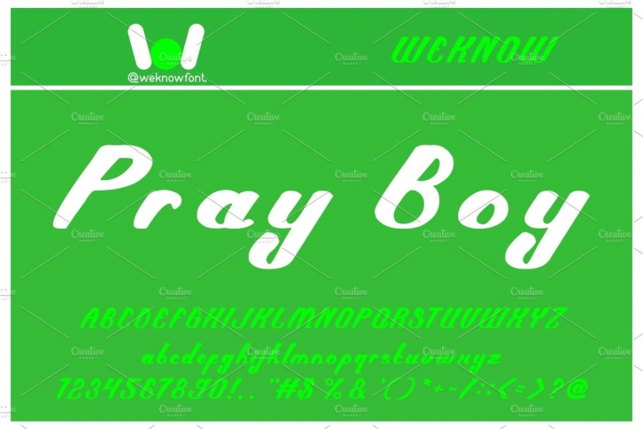 Pray Boy font Font Download