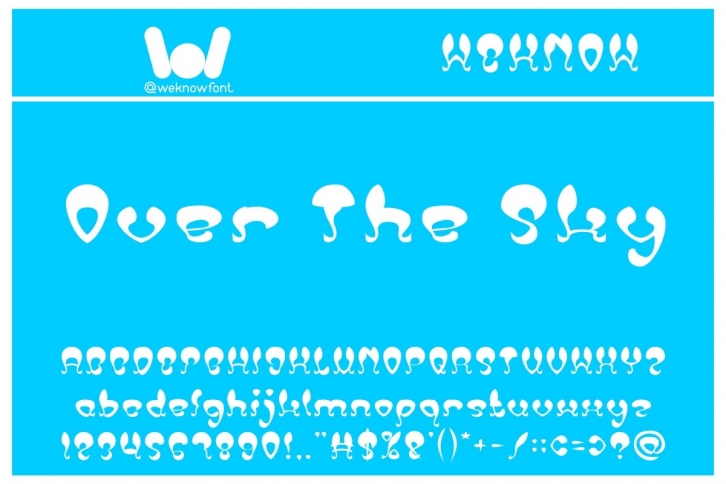 Over the Sky Font Download