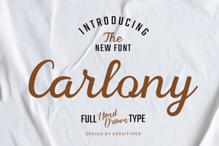 Carlony Font Font Download