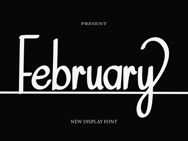 February Font Download