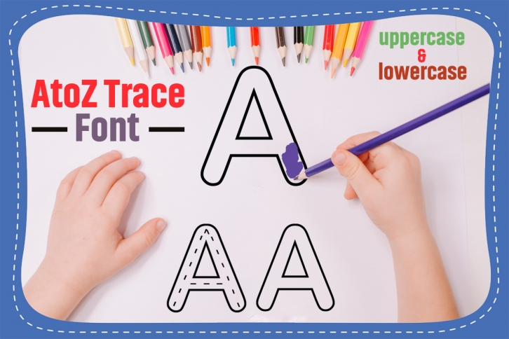 AtoZ Trace for Kids Font Download