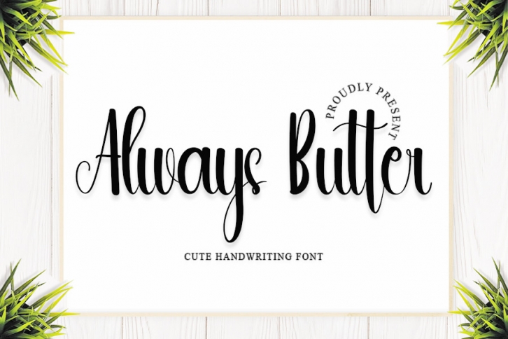 Always Butter Font Download