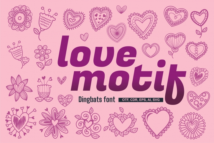 Love Motif Font Download