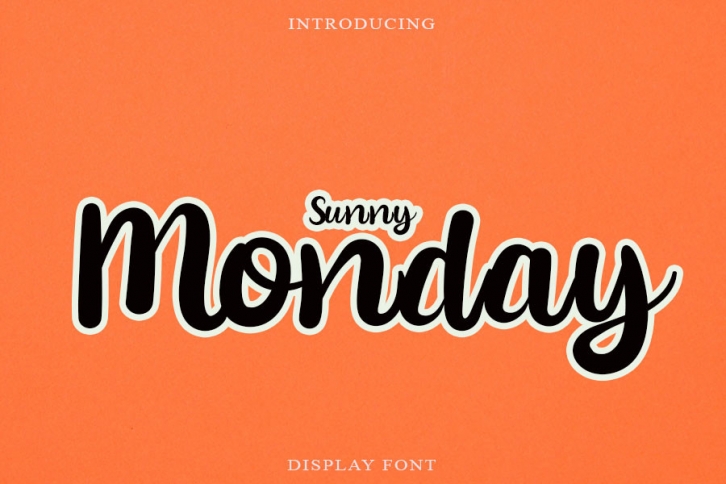 Sunny Monday Font Download