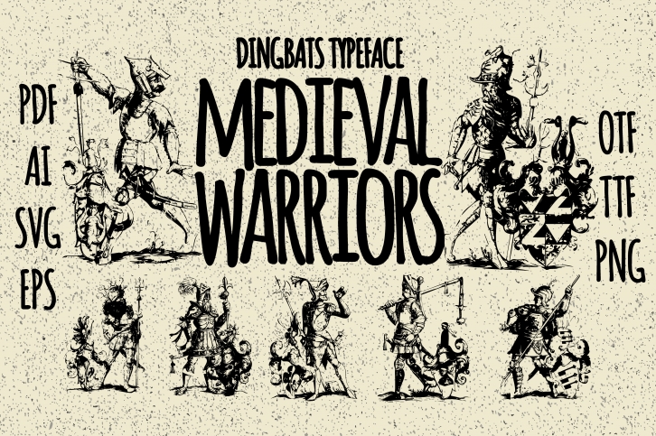Medieval Warriors Font Download
