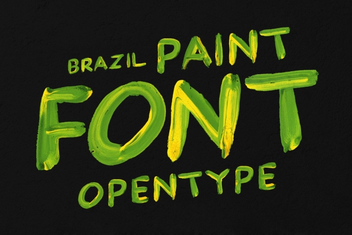 Brazil Paint Font Download