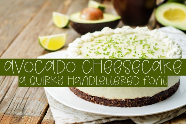 Avocado Cheesecake Font Download