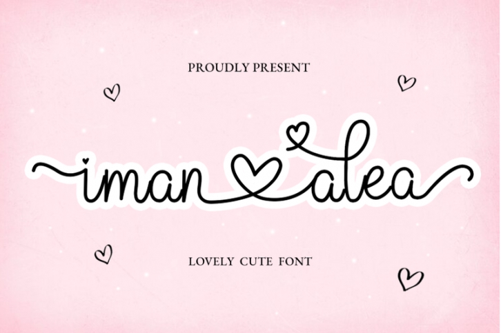 Imanaelea Font Download