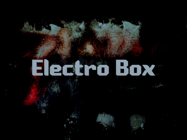 E Electro Box Font Download