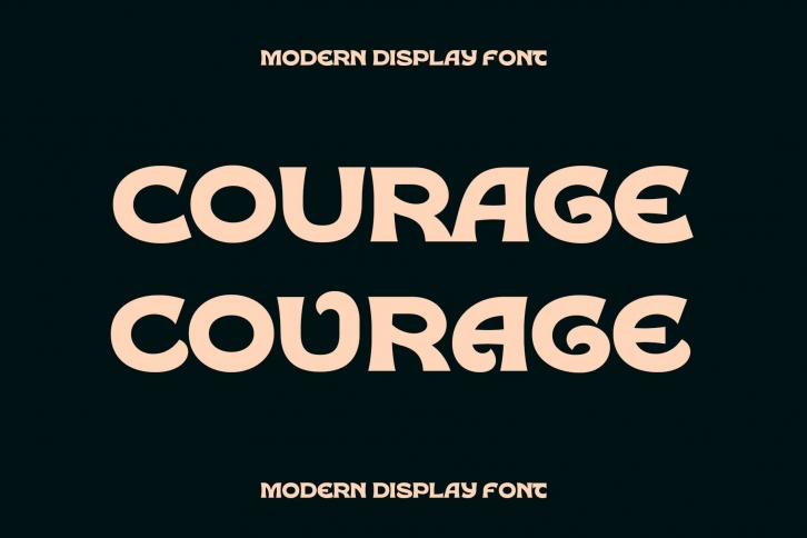 COURAGE DISPLAY FONT Font Download