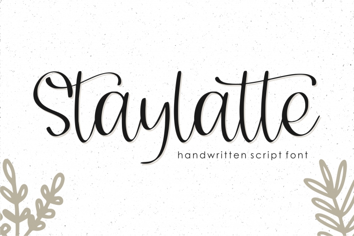 Staylatte Font Download