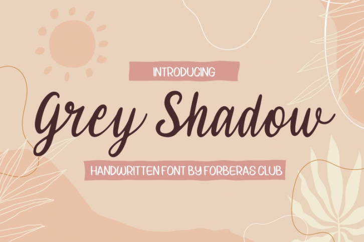 Grey Shadow Font Download
